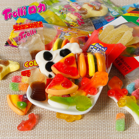 Kẻo dẻo trolli trái cây candy frucht gummi weim gummi 100% from germany - ảnh sản phẩm 6