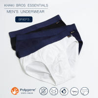 Khaki Bros. - คาคิ บรอส - Mens underwear - กางเกงชั้นในชาย 1 แพ็ค มี 2 ตัว สีเดียวกัน - ทรง BRIEFS - KM21I002