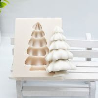 3D Christmas Silicone Resin Mold Tree Cake Chocolate Lace Decoration DIY Pastry Fondant Mold Kitchen Tools For Baking M006 Bread Cake  Cookie Accessor