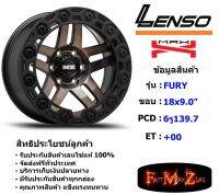 Lenso Wheel MX FURY ขอบ 18x9.0" 6รู139.7 ET+00 สีKOBKF แม็กเลนโซ่ ล้อแม็ก เลนโซ่ lenso18 แม็กรถยนต์ขอบ18