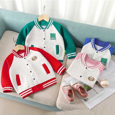 Boys Baseball Jackets Kids Letter Pattern Coat 2022 Spring Autumn Teenagers Sports Outerwear 1 To 12 Yrs Childrens Clothes