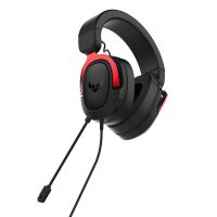 ASIS TUF Gaming H3 gaming headset for PC, PS4, Xbox One and Nintendo Switch, featuring 7.1 (RED)