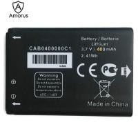 Amorus For Alcatel One Touch 3.70V 400mAh Rechargeable Lithium Battery Assembly (Encode: CAB0400000C1) (without Logo)