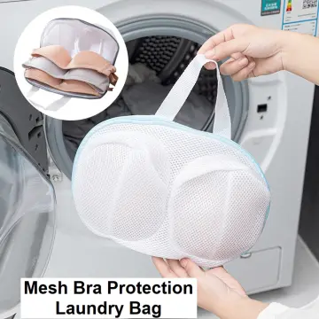 Durable Silicone Bra Washing Bag Mesh Underwear Laundry Bag Lingerie Bag  Home