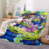 Three Eyes Cartoon Toy Story Blanket Cute Childrens Room Bedroom Flannel Unique Sofa Nap Quilt Office Cover Leg Small Bed Sheet Customization a11