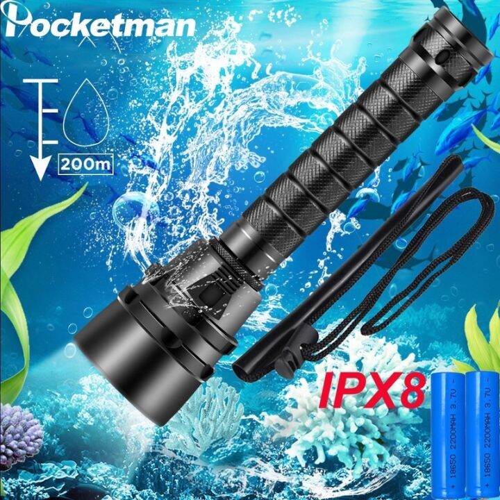 {explore} High power Scuba Diving Flashlight 3L2/5L2 Professional