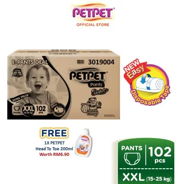 PETPET Pants Gold+ Super Jumbo Pack XXL 1x32's