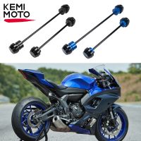 For Yamaha YZF-R7 YZF R7 R 7 2021-2023 Front Rear Wheel Fork Axle Sliders Frame Crash Protector Pad Cap Motorcycle Accessories