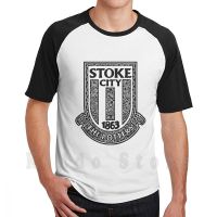 {Echoes Department Store}เสื้อยืดลาย Stoke City ผ้าฝ้ายผู้ชาย DIY พิมพ์ลาย Cool Tee Football Club Premiere League