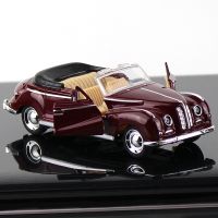 Simulation Model of Vintage Car Autobahn Polizei Classic Car Model Off-Road Metal Ornament Birthday Cake Ornaments