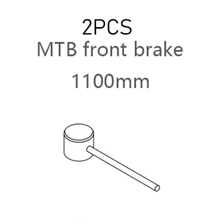 สายเบรคสายเพลาจักรยานเหล็กไร้สนิม2ps-สำหรับจักรยานเสือหมอบ-mtb-ด้านหน้าหลังเบรกมอเตอร์ไซค์สับจานเบรค155-210-110-170ซม