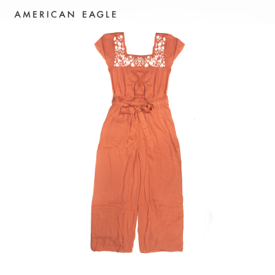 American Eagle Square Neck Jumpsuit ชุดจั้มสูท ผู้หญิง คอสี่เหลี่ยม (EWDR 039-4326-211)