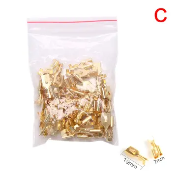 102/280/1200Pcs Cable Lugs Assortment Kit Wire Flat Female and Male  Insulated Electric Wire Cable Connectors Crimp Terminals Set Kit