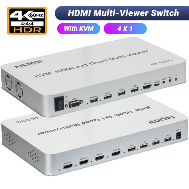 K Hz Kvm Hdmi Multi Viewer X Hdmi