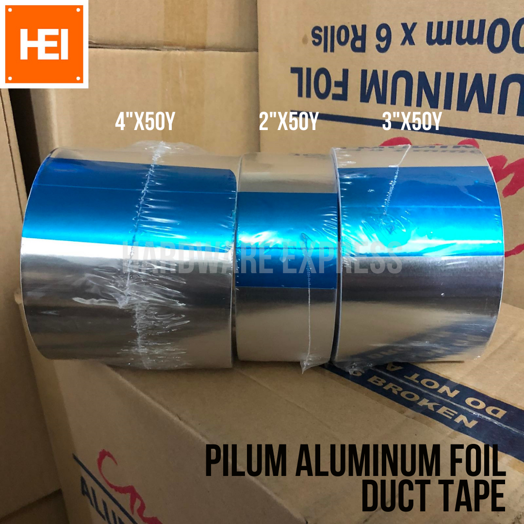 x 50-Yds. Silver 1.88-In 3M Aluminum Foil Tape 