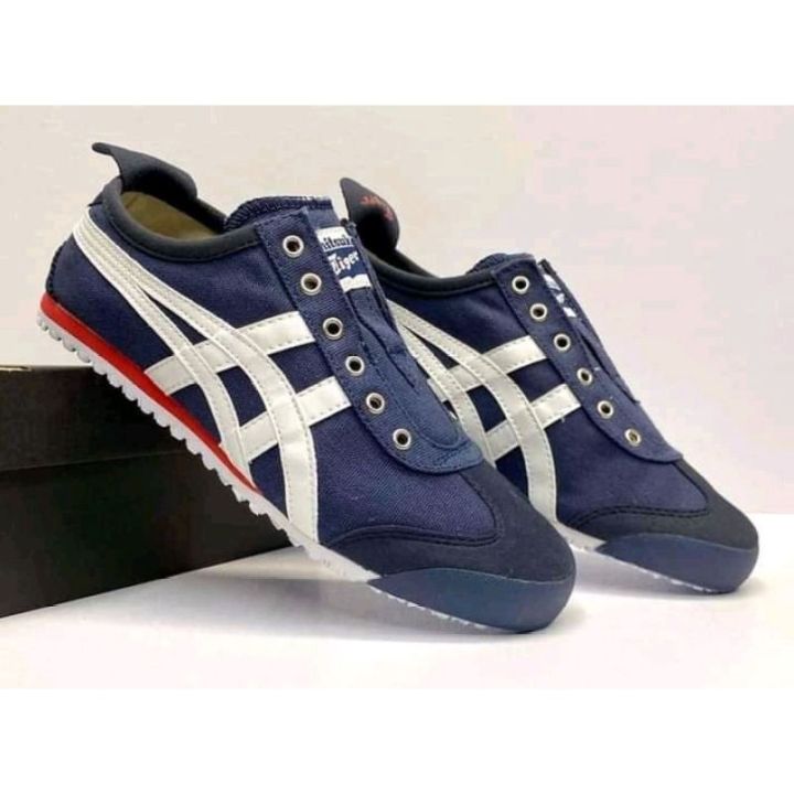 Onitsuka tiger Original tiger shoes blue red canvas sports shoes casual  shoes running shoes sneakers For Men Women Original Equipment Materials &  Vietnam Made 