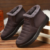 Men Boots Winter Warm Faux Short Plush Snow Boots Men 2021 New Male Outdoor High Quality Winter sneakers Shoes Men Snow Boots