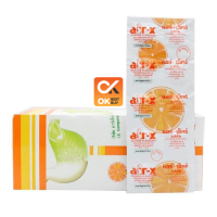 [&amp;gt;ยกกล่อง&amp;lt;] Air-X Orange แอร์-เอ็กซ์ ส้ม(วันหมดอายุ 24/8/70) บรรจุ 50 แผง