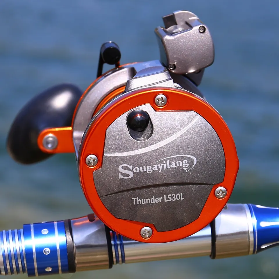 2New Sougayilang Line Counter Trolling Reel Conventional Level