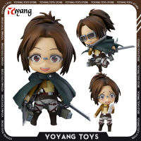 โจมตี Titan Anime Figure Hange Zoe Action Figurine Mini Q รุ่นตัวเลข #1123 Action รูปปั้น Ornamnet จี้ตุ๊กตาของเล่นตุ๊กตา Gift