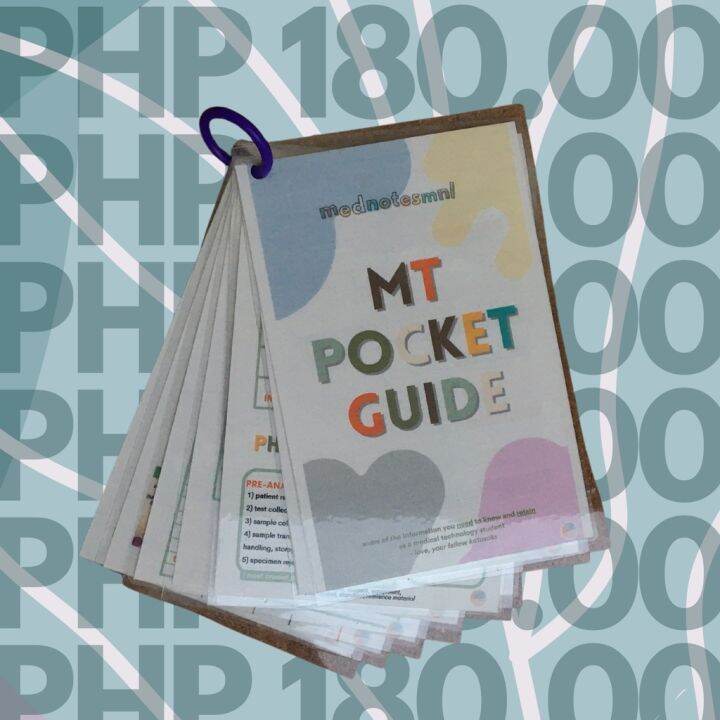 Med Tech flashcards - MT POCKET GUIDE☸ | Lazada PH