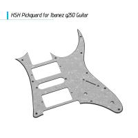 HSH Electric Guitar Pickguard PVC Pick Guard Scratch for Ibanez g250 Guitar Replacement White Pearl 3 Ply