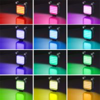 ’【‘【；=- New Full Color RGB Light Clip-On Laptop Phone Selfie Light With Mic Video Conference Fill Light For Phone Camera Photography