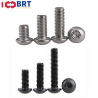 【cw】 10/50pcs M2.5 M4 M5 304 ISO7380 Hexagon Socket Round Cap Screw ！