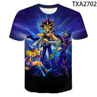 Yu GI Oh เด็กผู้ชายผู้หญิงเสื้อยืดแฟชั่นสบายๆฤดูร้อนแขนสั้น Cool 3D เสื้อยืดการ์ตูน Harajuku ชายหญิงเด็กเสื้อ Tees