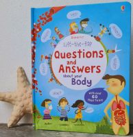 Lift the Flap Questions &amp; Answers about your Body  เหมาะสำหรับ 3+ กระดาษแข็งหนาทุกหน้า