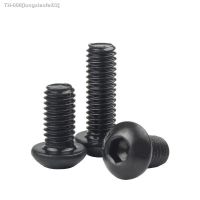 ♛♞❈ 3-50pcs m1.6 M2 M2.5 M3 M4 M5 M6 M8 m10 Black grade 10.9 ISO7380 Hexagon Hex Socket Button Head Allen Bolt cap Screw