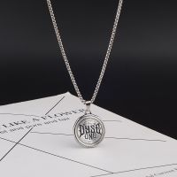 [Free ship] new 86-number alphabet necklace mens trendy hip-hop pendant sweater chain titanium steel personality womens