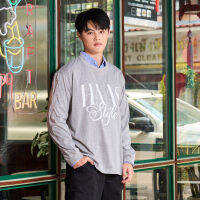 haas เสื้อยืดเเขนยาว  unisex  สกรีนลาย haas style รหัส SBSK5663