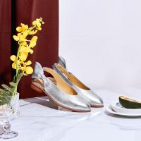 make a move รองเท้าผู้หญิง silver-CHERRY Slingback Shoes