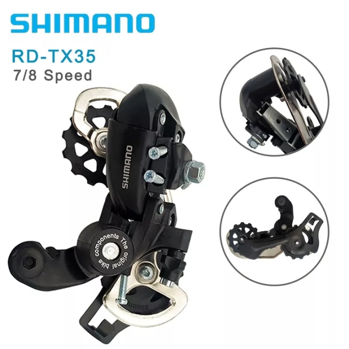 Shimano Tourney RD TX35( 6/7/8) Speed MTB Rear Mech Derailleur (1Pcs ...