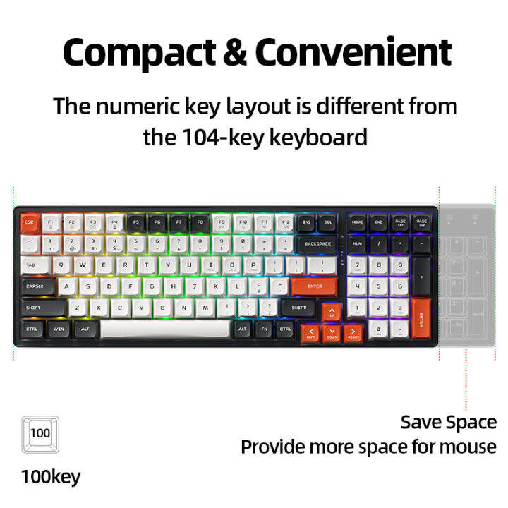 machenike-k600-คีย์บอร์ดแบบแมคคานิคอลคีย์บอร์ดไร้สาย-bluetooth-แบบ-hot-swappable-gateron-switch-เค้าโครงปุ่ม-100-ปุ่ม-rgb-backlight-คีย์บอร์ดเล่นเกม