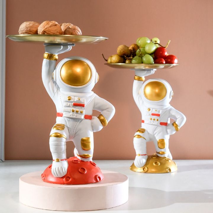 creative-astronaut-tray-nordic-style-resin-sculpture-home-decoration-desk-decor-accessories-storage-gift