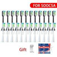 ZZOOI Replacement Toothbrush Heads For SOOCAS X3/X3Pro/X3U/V1/X5/V2 Sonic Electric Tooth Brush DuPont Soft Bristle Nozzles Vacuum Pack