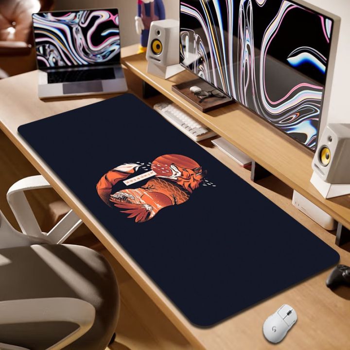 japanese-style-mouse-pad-large-gamer-mouse-mat-animal-fox-desk-mats-computer-gaming-keyboard-pads-office-carpet