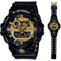 Casio gshock จำกัด ga-120GB-1 สีดำวินเทจแฟชั่นกีฬานาฬิกากันน้ำสำหรับผู้ชาย(Gold and Black)