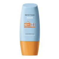 MISTINE AQUA BASE ULTRA PROTECTION MATTE&amp;LIGHT FACIAL SUNSCREEN PRO SPF50+ PA++++ มิสทินครีมกันแดด แมท แอนด์ ไลท์