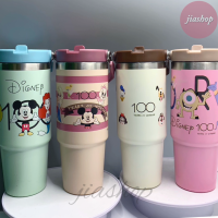 แก้วน้ำดิสนีย์ แก้วเยติ 30 ออนซ์ Disney แก้วน้ำเก็บความเย็น(900ml) แถมหลอดให้ด้วย