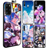 42XVV Re Zero  Ram Rem อ่อนนุ่ม High Quality ซิลิโคน TPU Phone เคสโทรศัพท์ ปก หรับ Samsung Galaxy A02 A02S M02 A03 A32 A33 A42 A52 A53 A72 A73 A82 M20 M30 M30S M21 M31 M51 Quantum 2