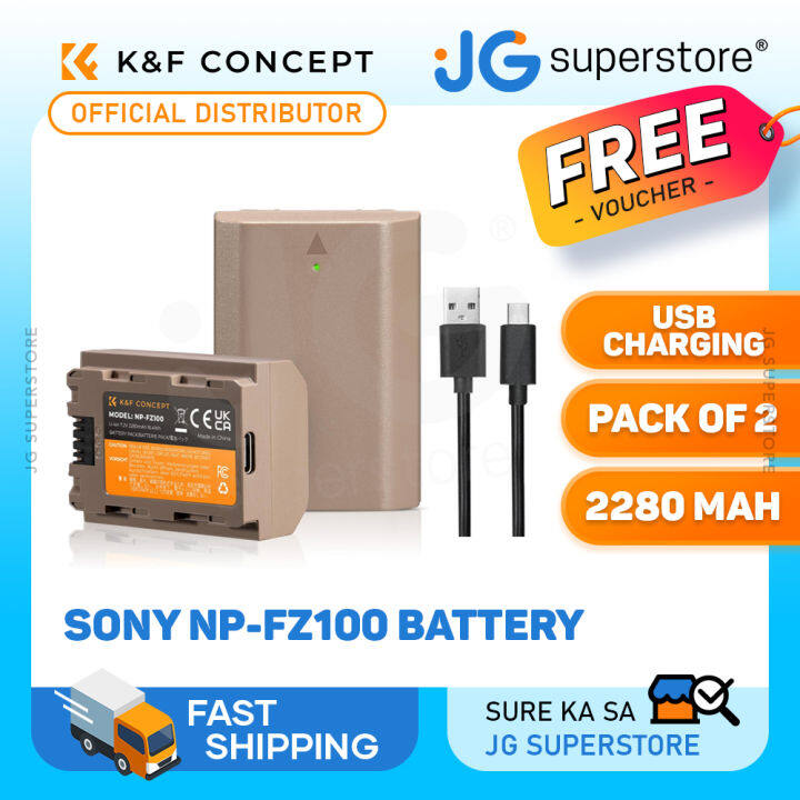 K&F Concept NP-FZ100 Rechargeable Replacement Li-ion Battery Pack ...