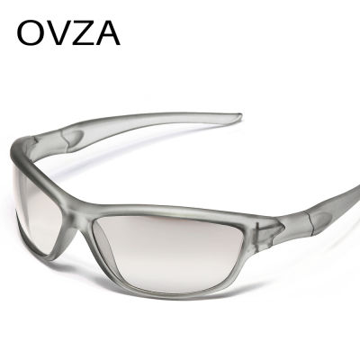 OVZA กีฬาแว่นตาผู้ชายแฟชั่นไล่โทนสีแว่นกันแดดสตรี Windproof แว่นตา S0072