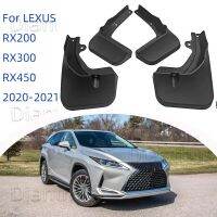 แผ่นบังโคลนรถ2020-2021ป้องกันการกระเด็นของรถยนต์ RX450 RX300 RX200 LEXUS สำหรับอุปกรณ์เสริมบังโคลนด้านหลัง