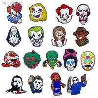 ℗☏ 1PCS PVC Horrible Style Magnet Stickers Scary Movie Role Magnetic Plate Refrigerator Label Message Board Magnetic Reminder Gift