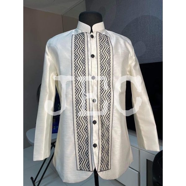 Coat Barong for Groom, Formal Attire in Venusia Fabric | Lazada PH