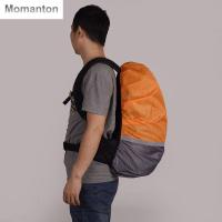 MOMANTON 30-70L ขี่จักรยานหลากสีสำหรับเป้ตั้งแคมป์กลางแจ้งกระเป๋าสะพายเดินทางที่บังฝนพร้อมแถบสะท้อนแสงผ้าคลุมกันฝุ่นเคลือบกันฝน