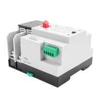 Din Rail 2P ATS Dual Power Automatic Transfer Switch Electrical Selector Switches Uninterrupted Power